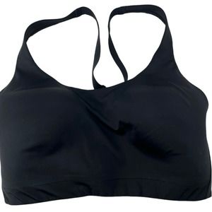 Athleta Sports Bra Black Racerback Size 36DD